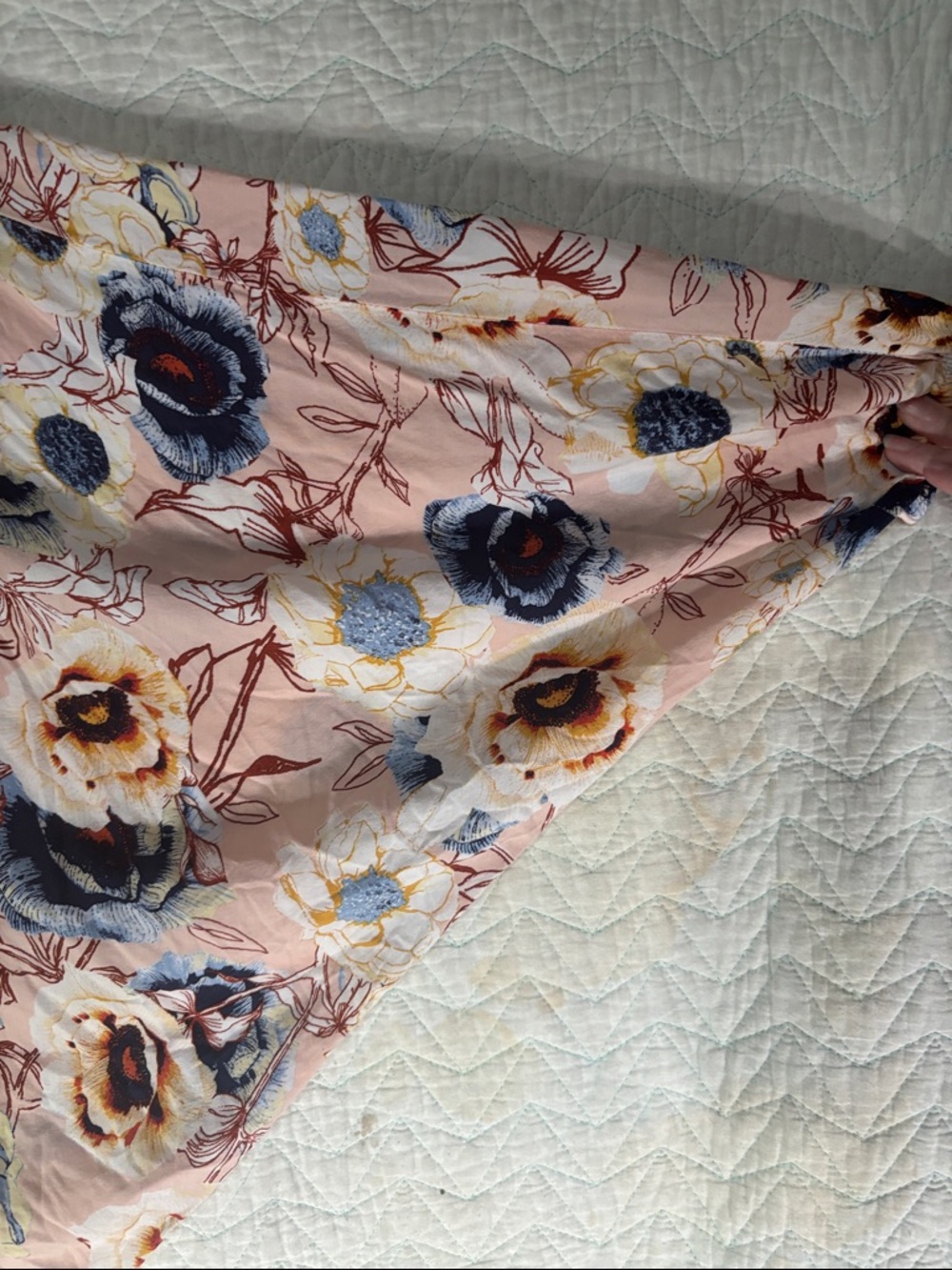 Maurices Blush Pink Floral Open Kimono - Picture 5 of 9